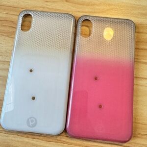 Loopy case for iPhone XR- Gradient Pink and Gray Phone Case